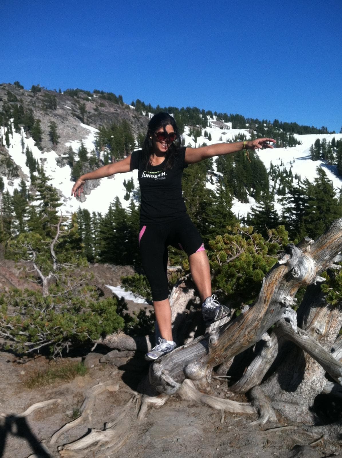 Hiking in nature